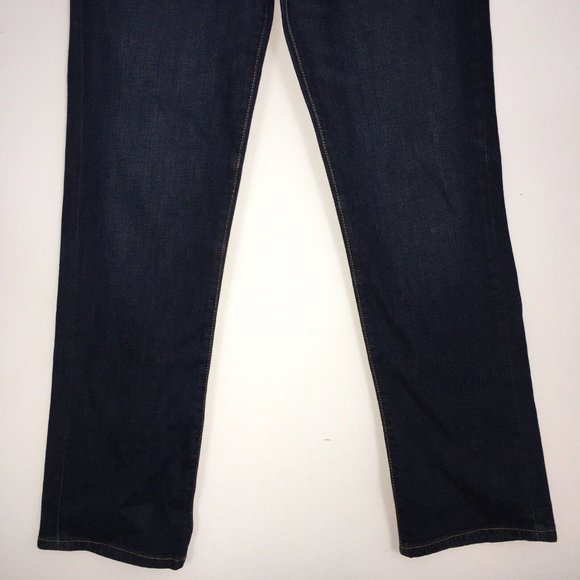 Lucky Brand Jeans Boys 18 Classic Straight Dark Wash Blue Denim High Rise - Picture 3 of 15